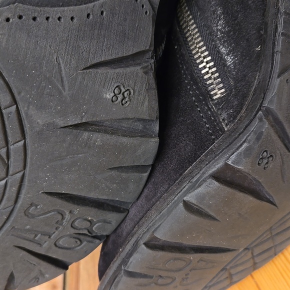 SALE!! A.S.98 CHESTER Black Sueded Leather Short Boots - Picture 13 of 14